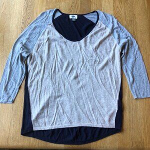 Old Navy Colorblock Sweater Baseball Style Size Medium